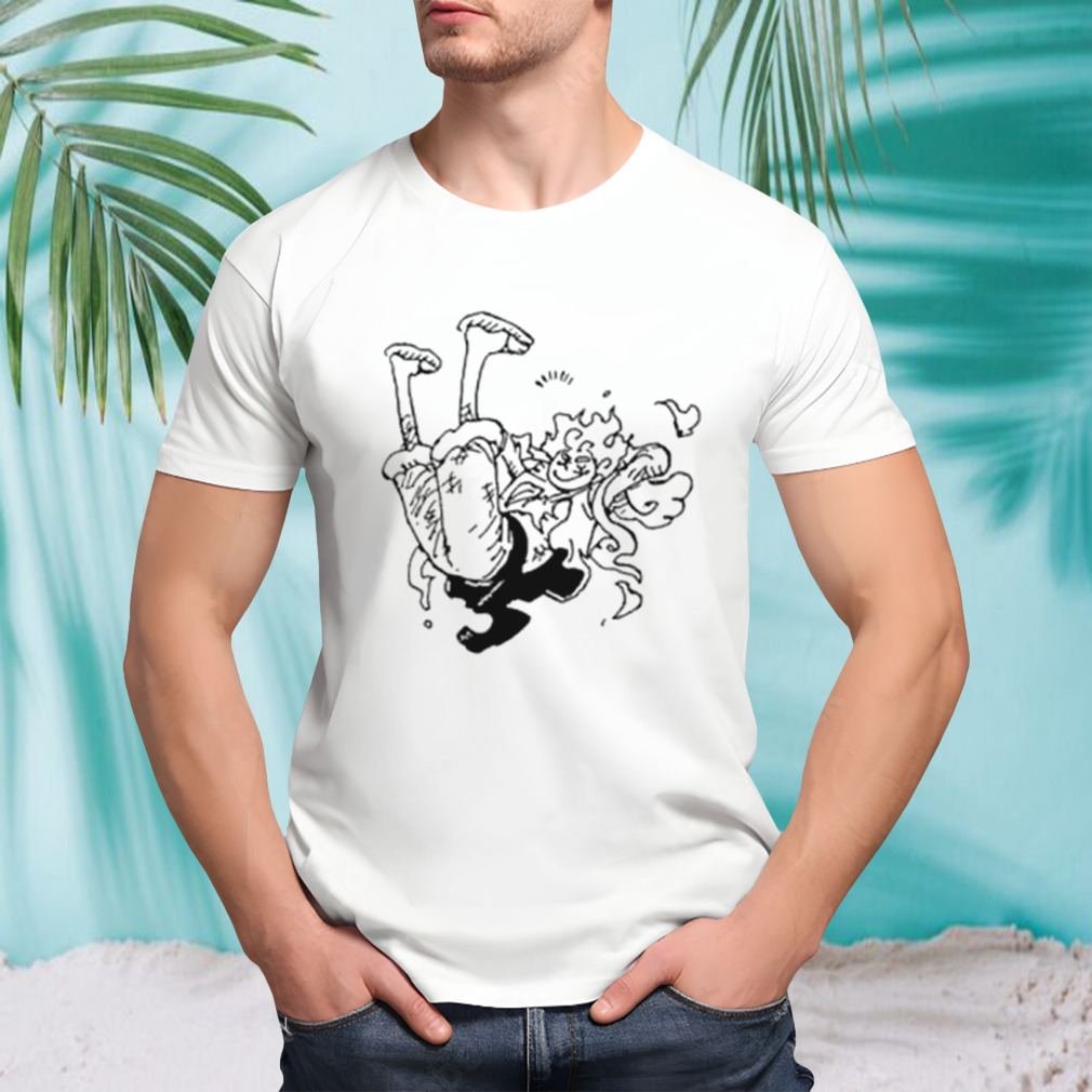 Luffy gear 5 floating in air essential shirt