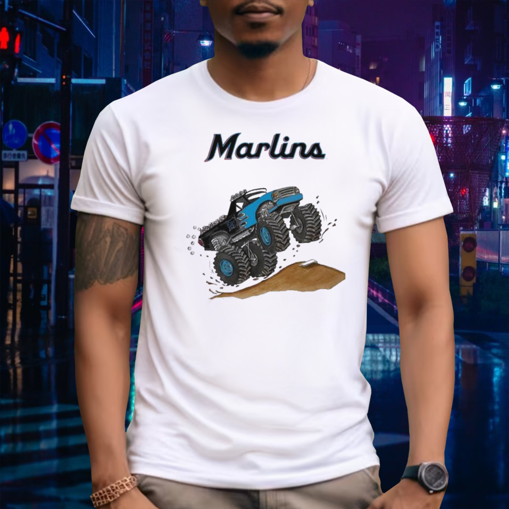 Miami Marlins Monster Truck MLB Shirt