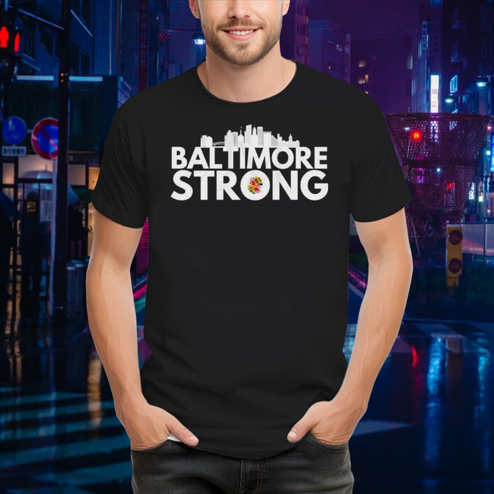 Origina Francis Scott Key Baltimore Strong Skyline Shirt