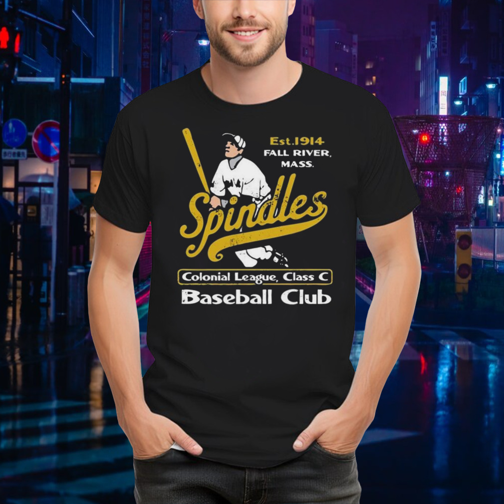 Fall River Spindles Massachusetts Vintage Defunct Baseball Teams T-shirt