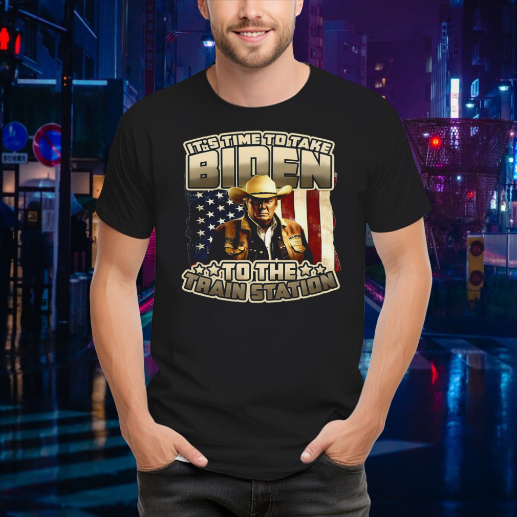 Trump It’s Time To Take Biden To The Train Station Shirt