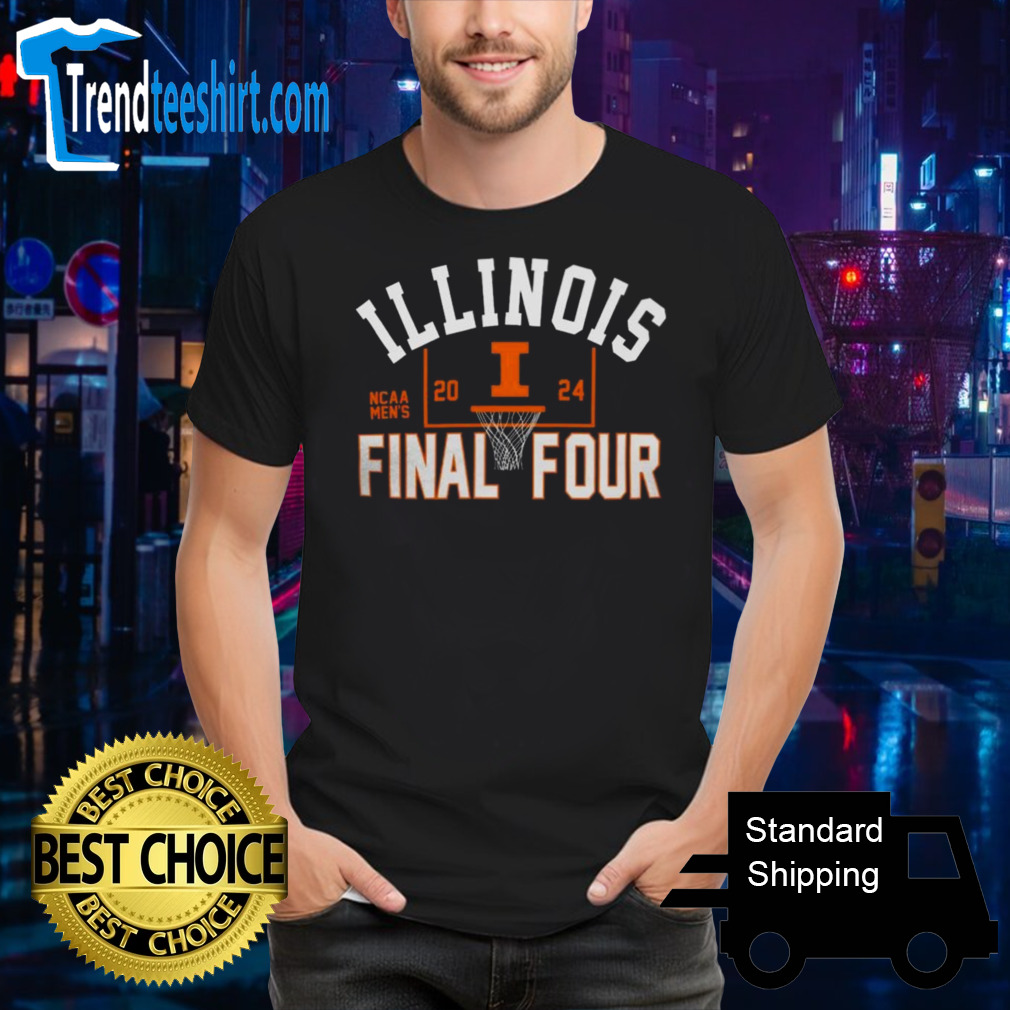 Illinois Fighting Illini 2024 Ncaa Men’s Final Four Logo T-shirt