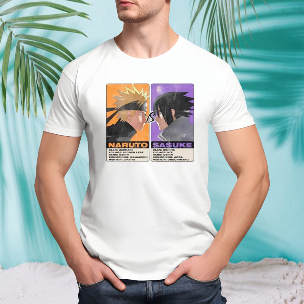 Naruto Shippuden Naruto Vs Sasuke shirt