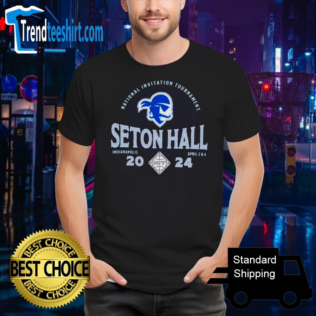 Seton Hall Pirates 2024 Division I Men’s Basketball Postseason NIT Champion shir