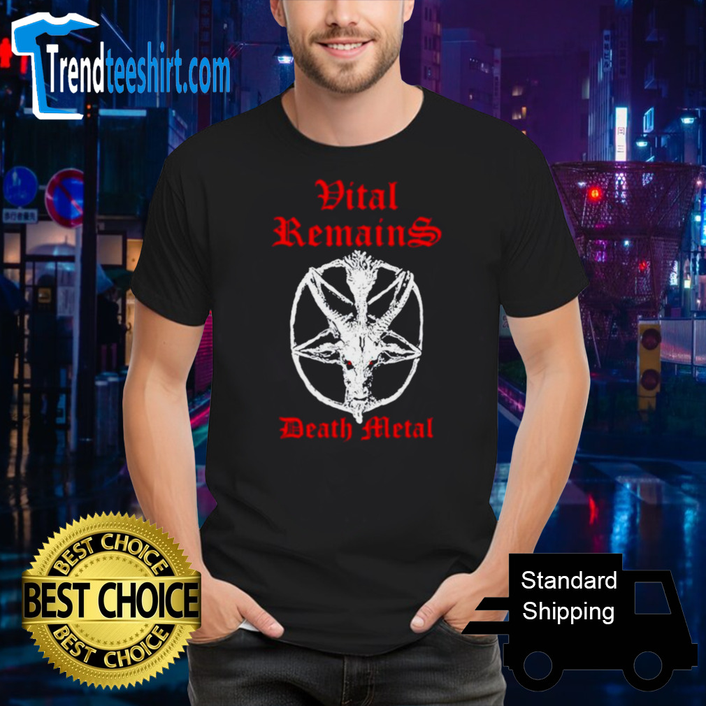 Vital remains death metal shirt