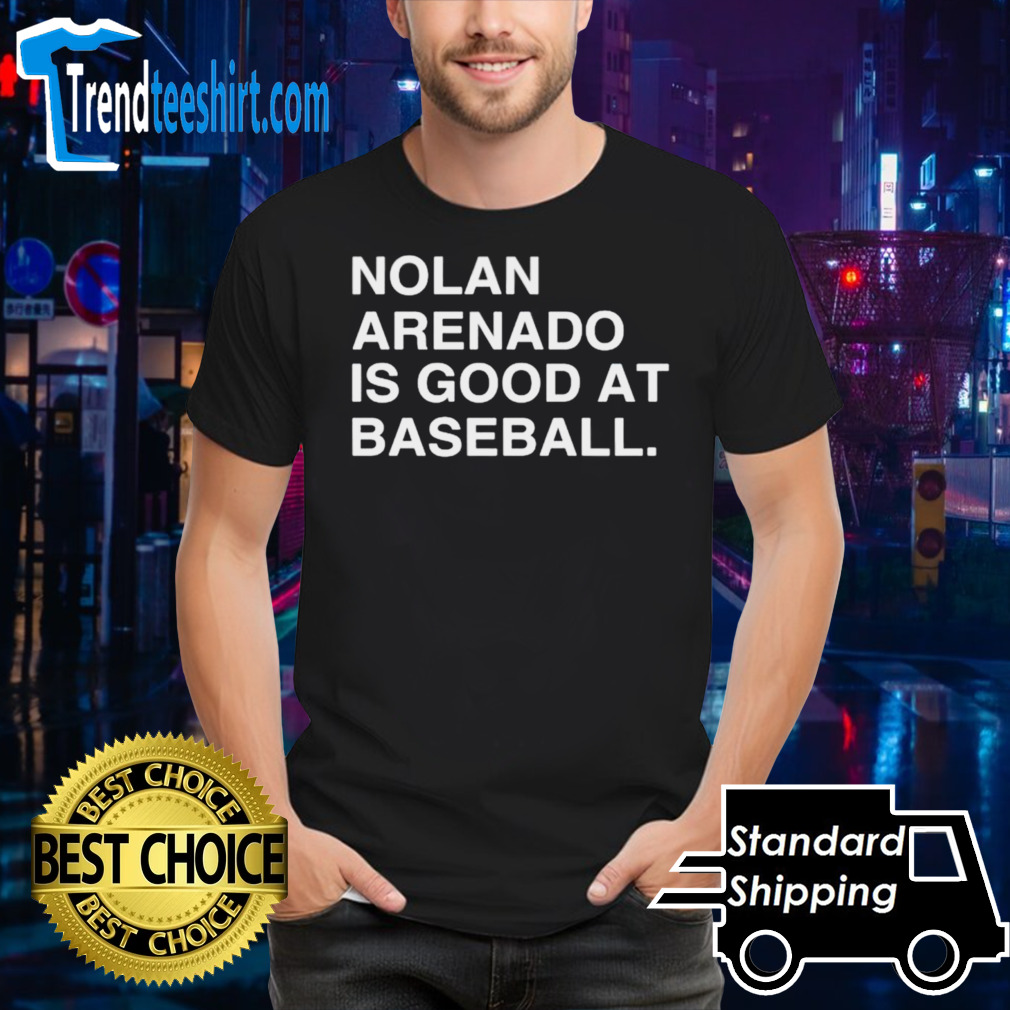 Nolan Arenado is good at basketball shirt