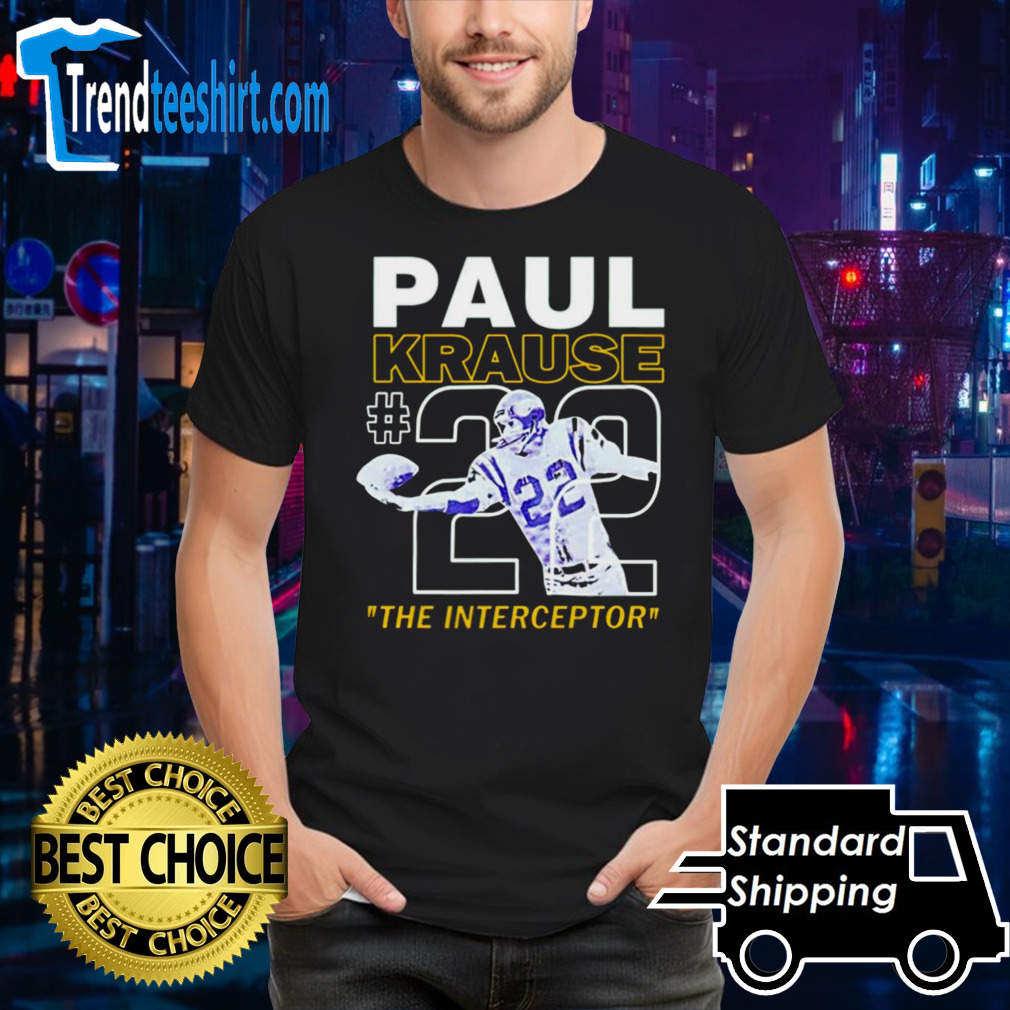 Paul Krause The Interceptor 22 shirt