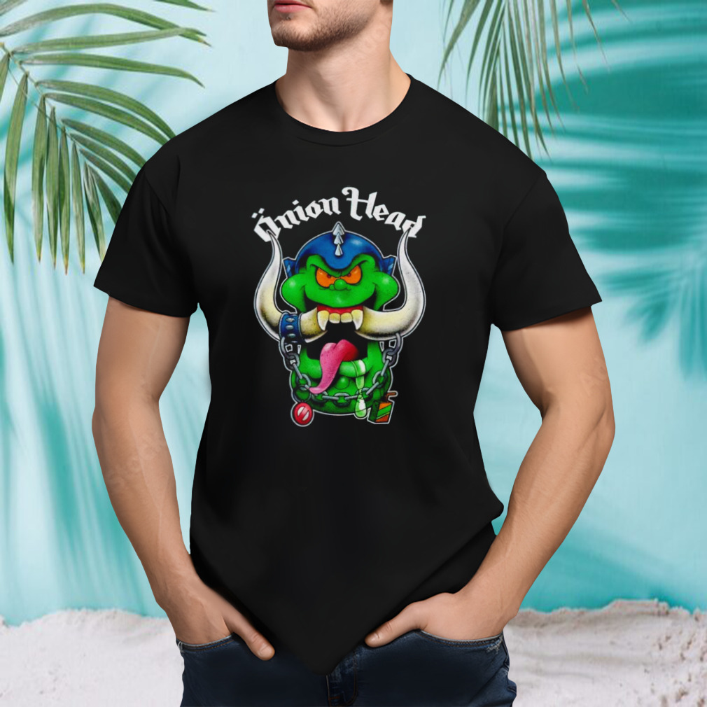 Slimer and Motorhead onion head shirt
