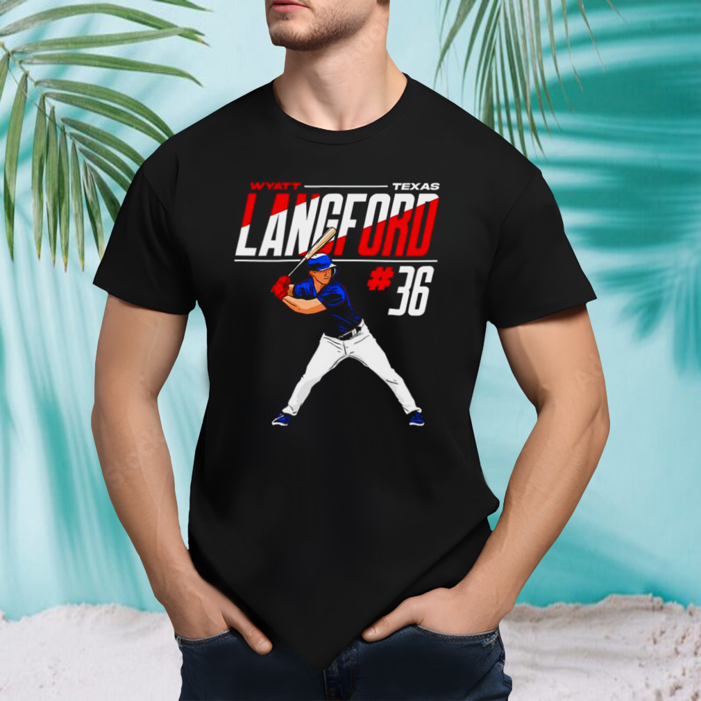 Wyatt Langford #36 MLBPA Player shirt