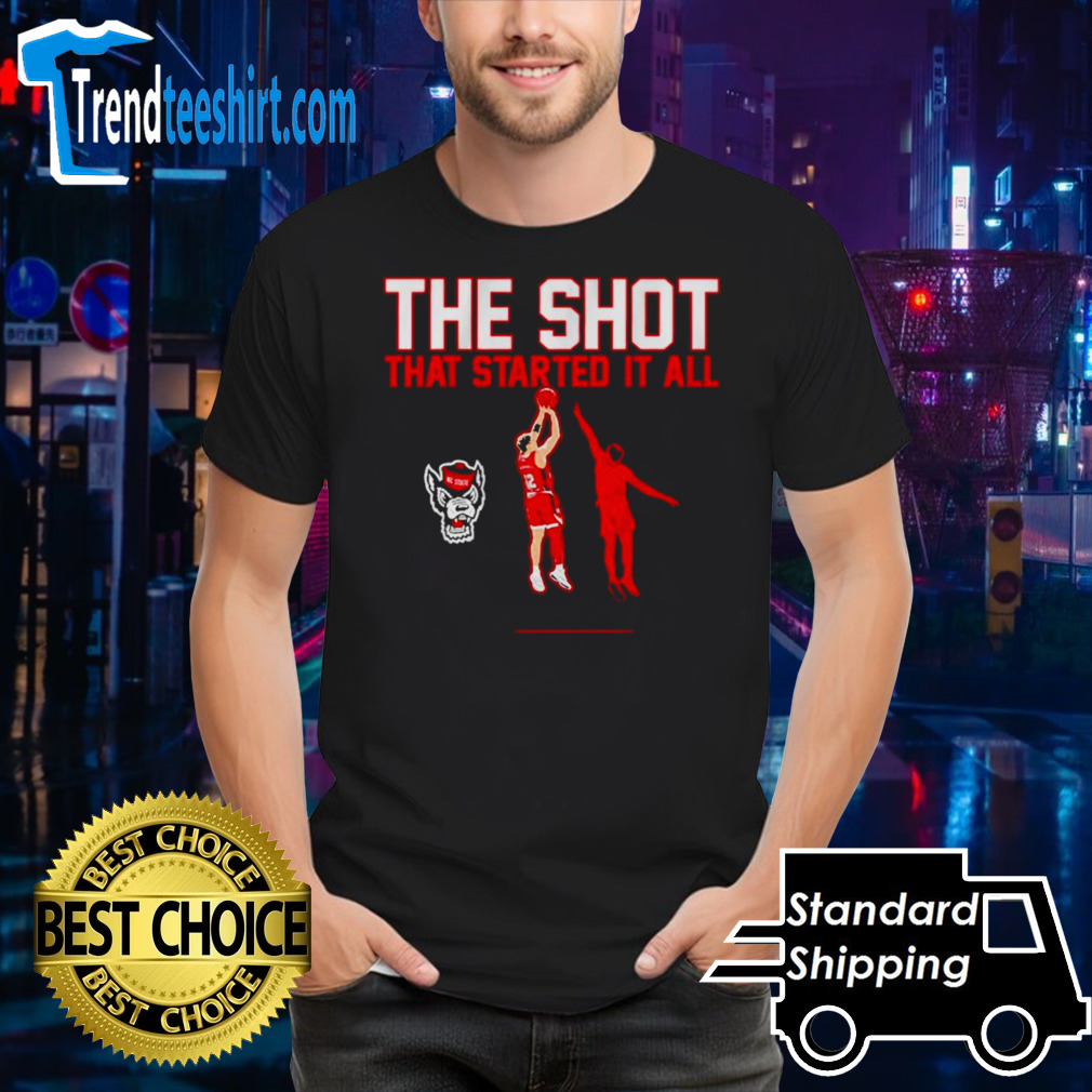 Nc State Wolf Michael O’connell the shot that started it all shirt
