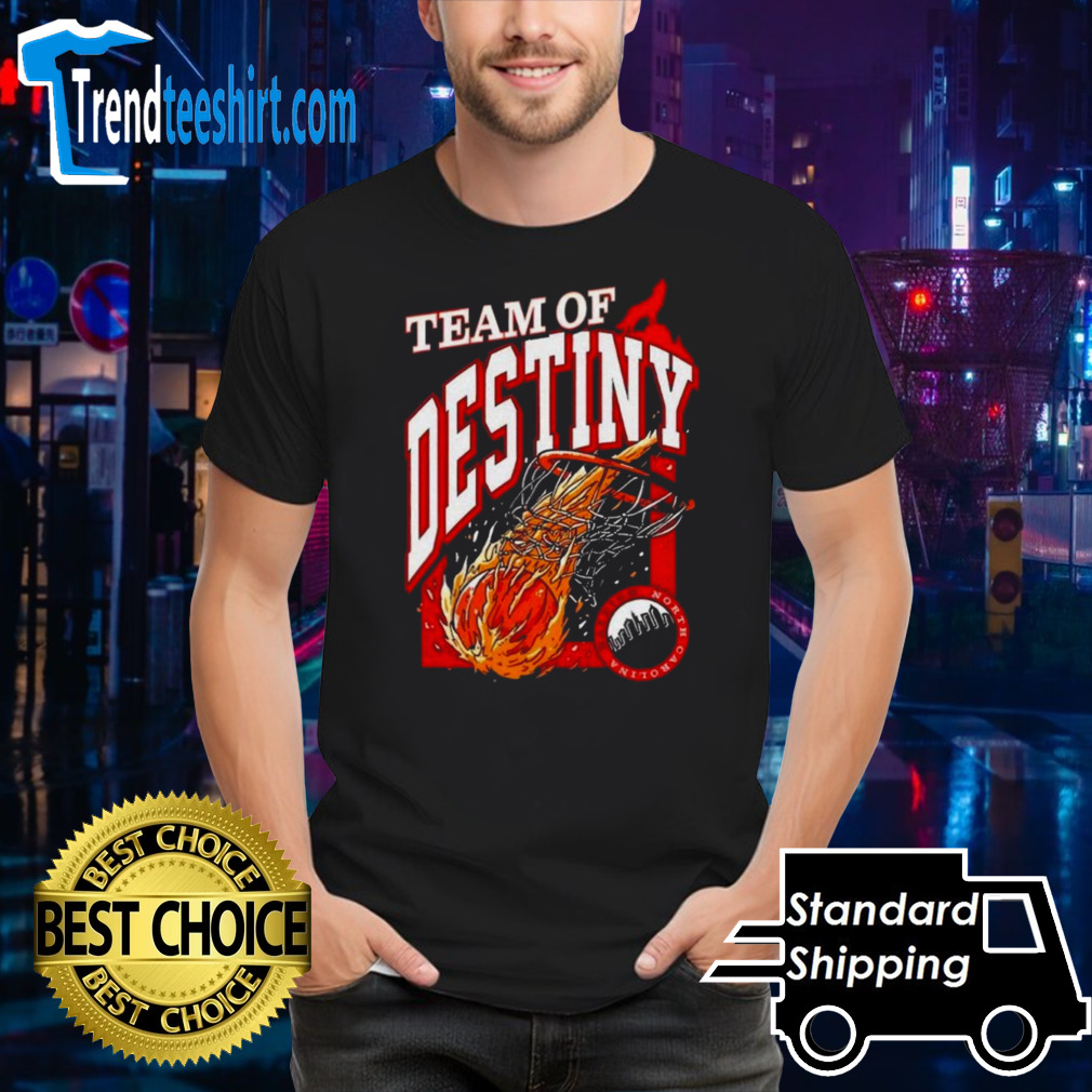 Nc State Wolfpack Basketball Team Of Destiny Nothing But Net Logo Shirt
