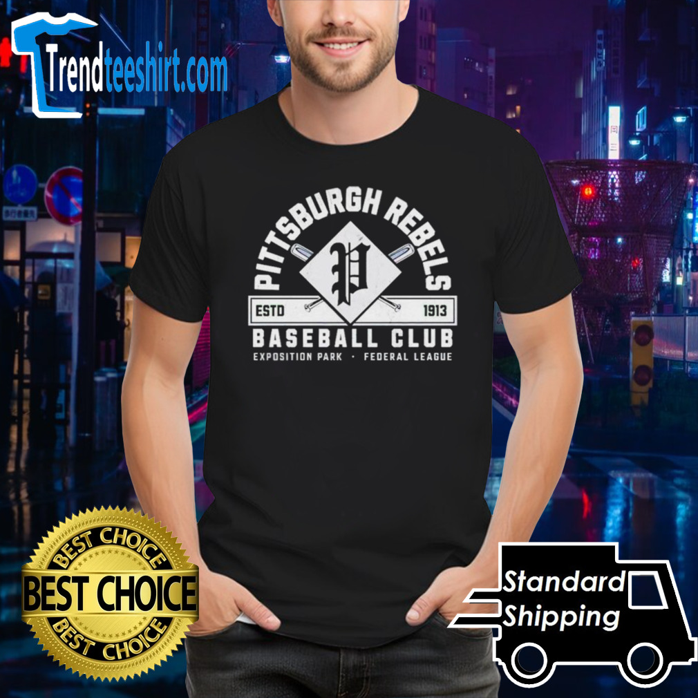 Pittsburgh Rebels baseball 1913 logo shirt
