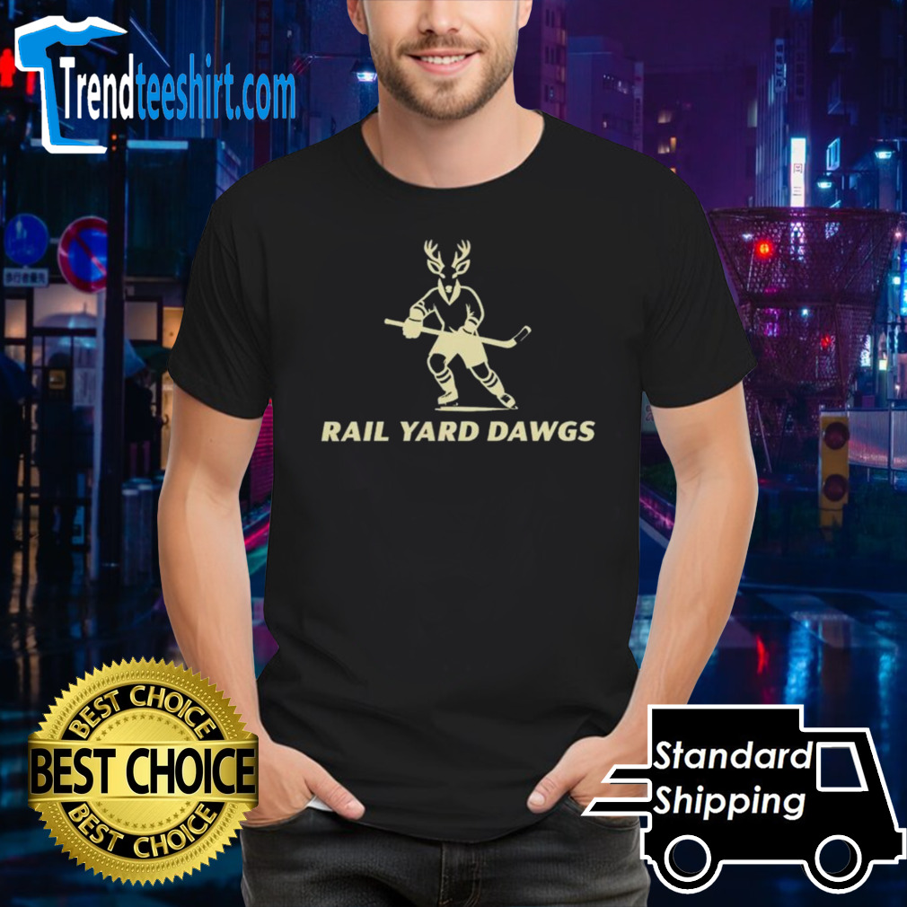 Rail Yard Dawgs hockey logo shirt