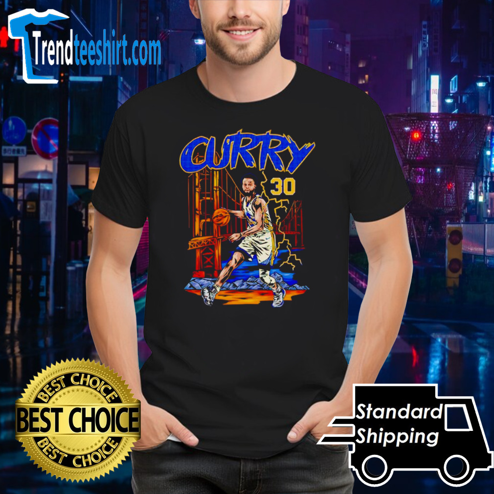 Steph Curry Golden State Warriors Illustration shirt