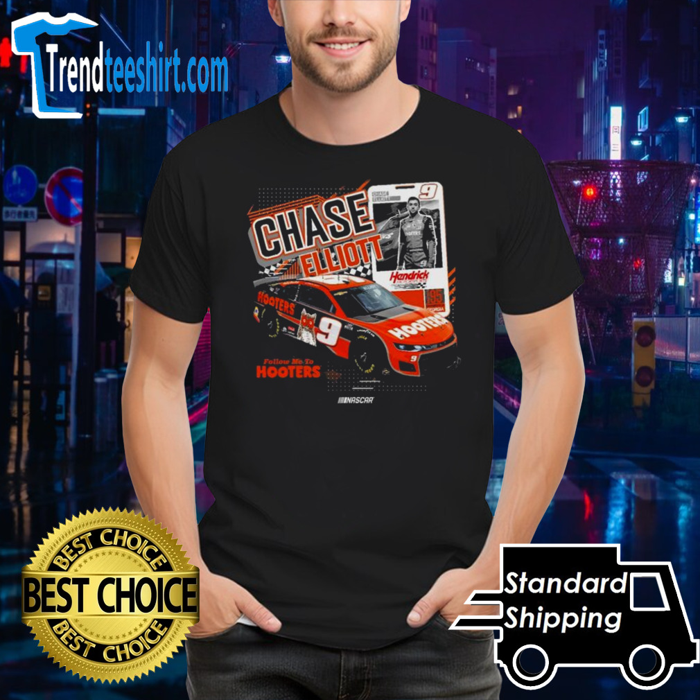 Chase Elliott Hooters 2-spot Trading Paint Hendrick Motorsports T-shirt