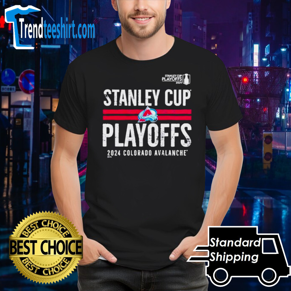Colorado Avalanche 2024 Stanley Cup Playoffs Crossbar Shirt