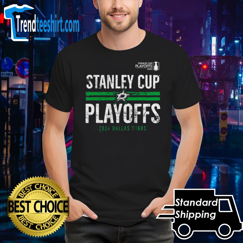 Dallas Stars 2024 Stanley Cup Playoffs Crossbar Shirt