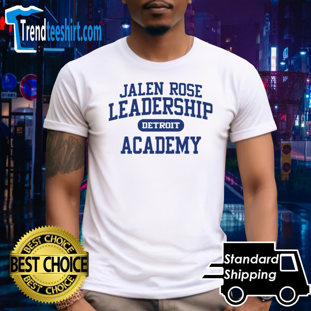 Draymond Green Wearing Jalen Rose Leadership Academy Detroit shirt