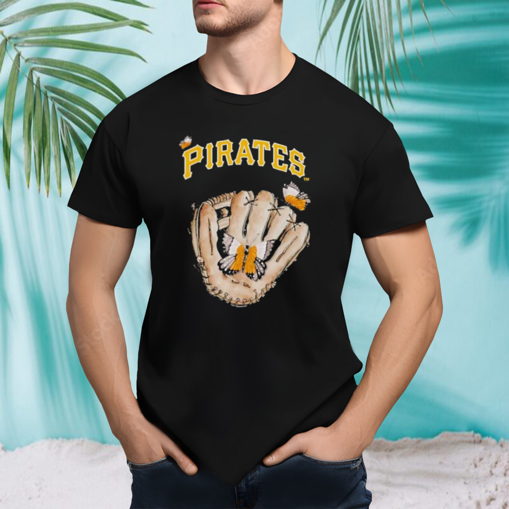 Pittsburgh Pirates Tiny Turnip Toddler Butterfly Glove T-Shirt