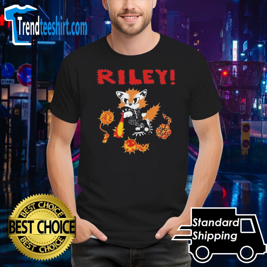 Counterintuitiverecords Riley Punk Cat T-shirt