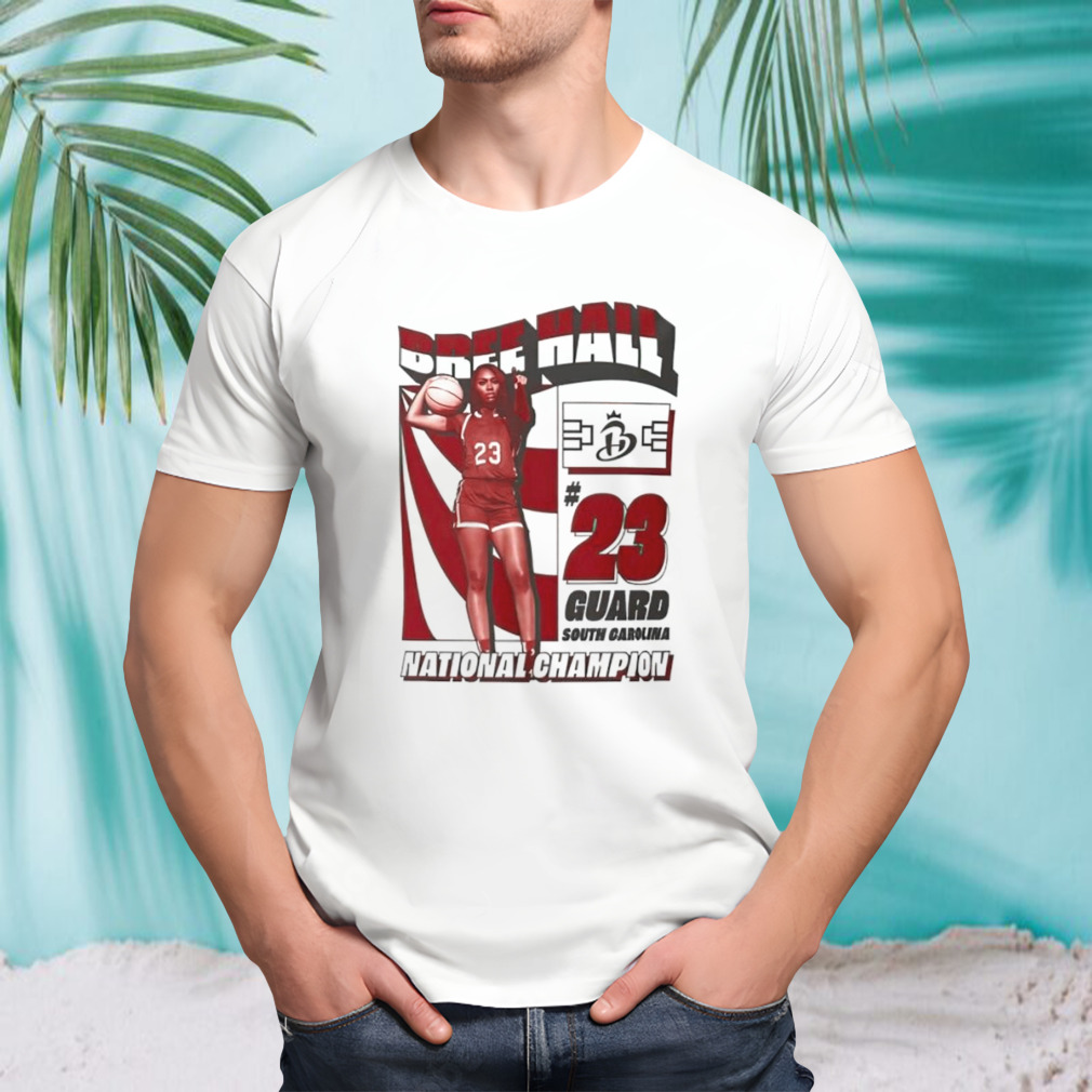 Bree Hall #23 Guard South Carolina National Champion shirt