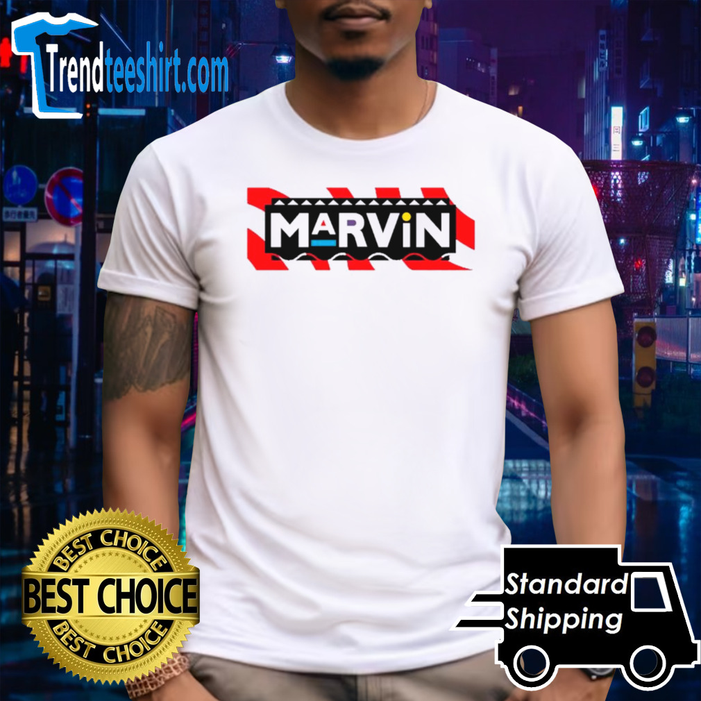 Marvin parody logo shirt