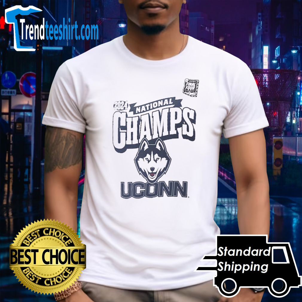 UConn Huskies Nike 2024 NCAA Men’s Basketball National Champions Retro T-shirt