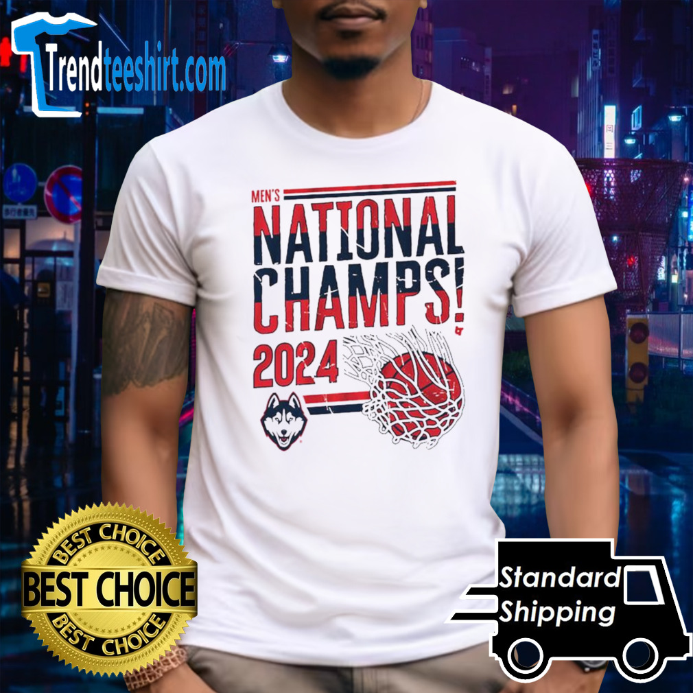 Uconn Men’s Basketball 2024 National Champions Swish T-shirt