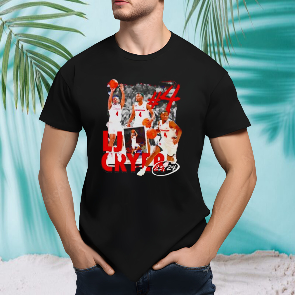 LJ Cryer no 4 Houston Cougars 23 24 shirt