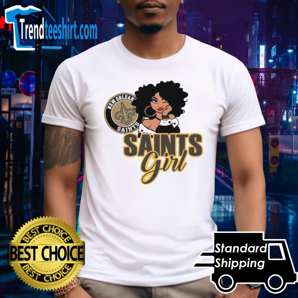 Saints Girl New Orleans Saints logo shirt