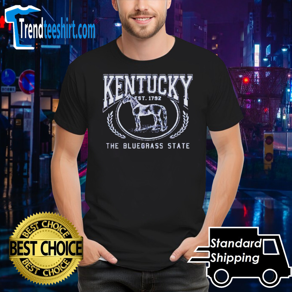 Kentucky the bluegrass state retro shirt