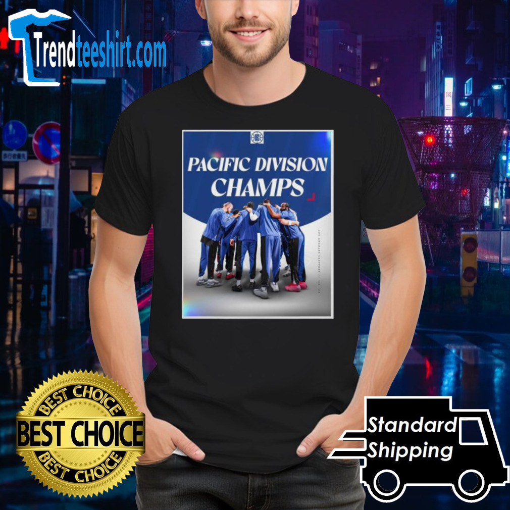 LA Clippers Pacific Division Champions 2024 NBA Playoffs Poster Shirt