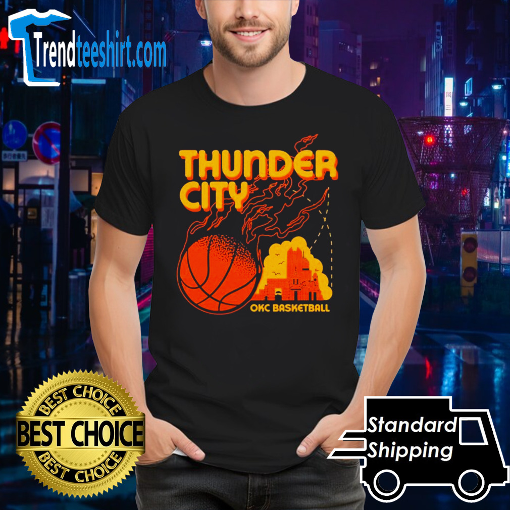 Oklahoma City Thunder OKC basketball vintage shirt