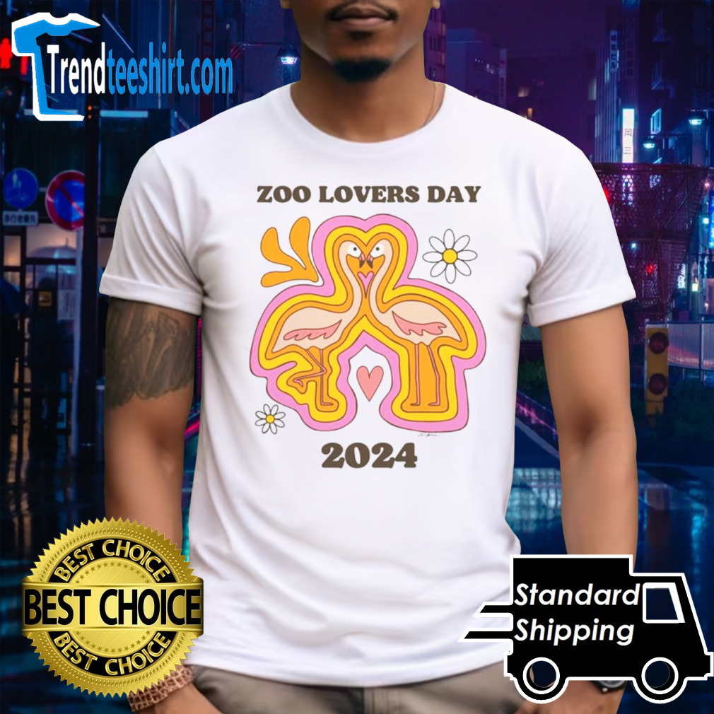 Oklahoma City Thunder Zoo Lovers day 2024 flamingos shirt