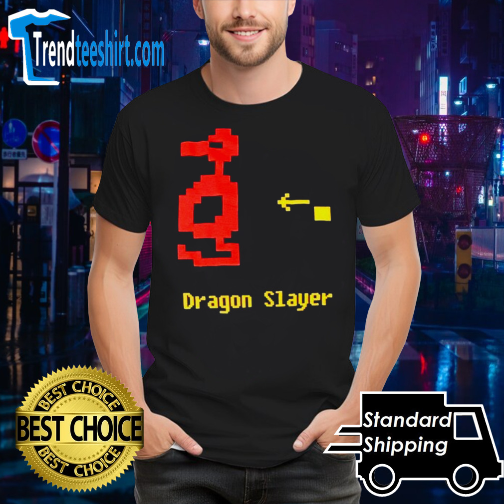 Dragon slayer 8-bit shirt