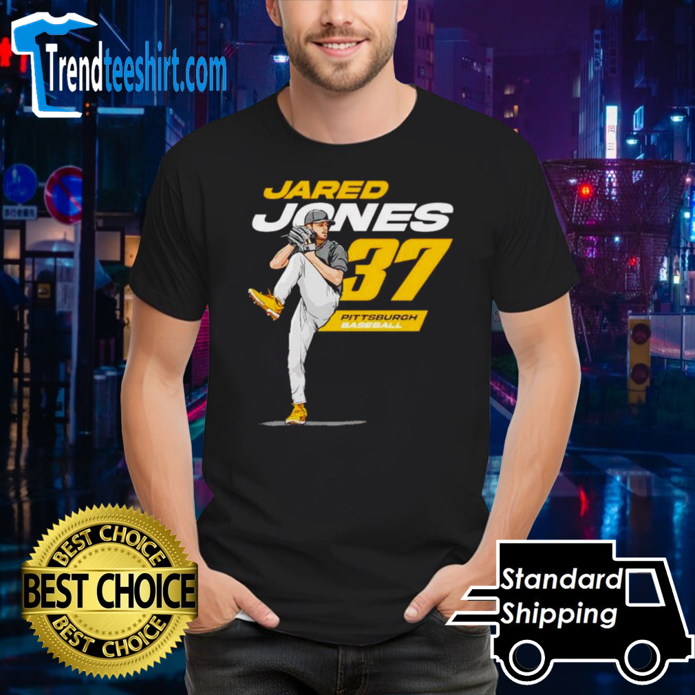 Jared Jones 37 Pittsburgh Pirates baseball shirt