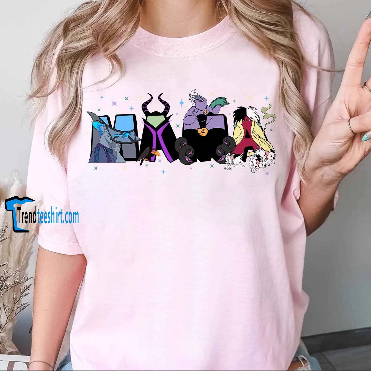Animated Villains Mama Happy Mother's Day Gift For Mom Tshirt Women