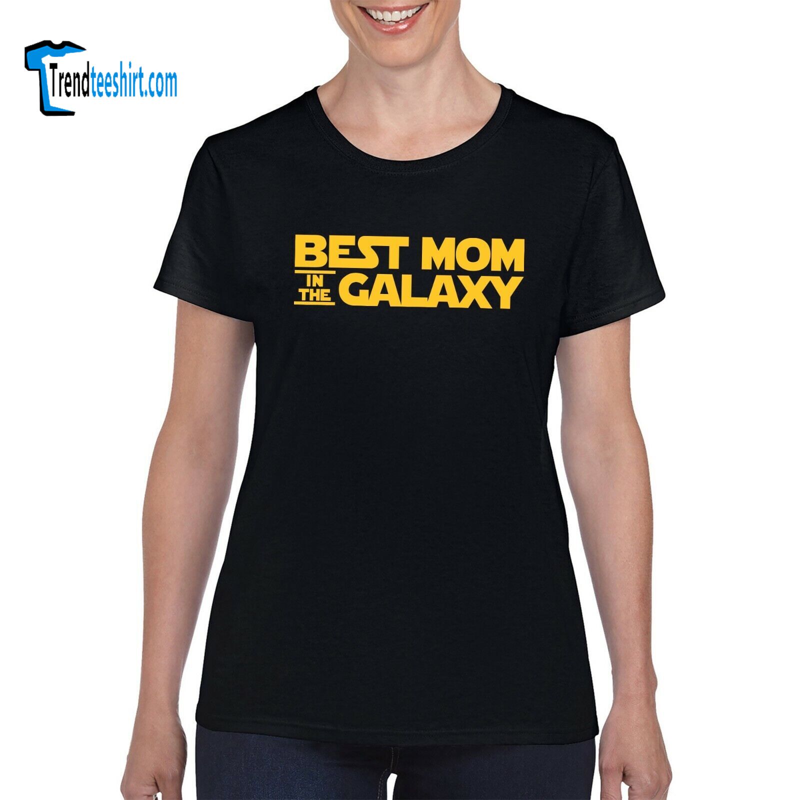 Best Mom In The Galaxy - Mother's Day Space Move Womens Short Sleeve T Shirt