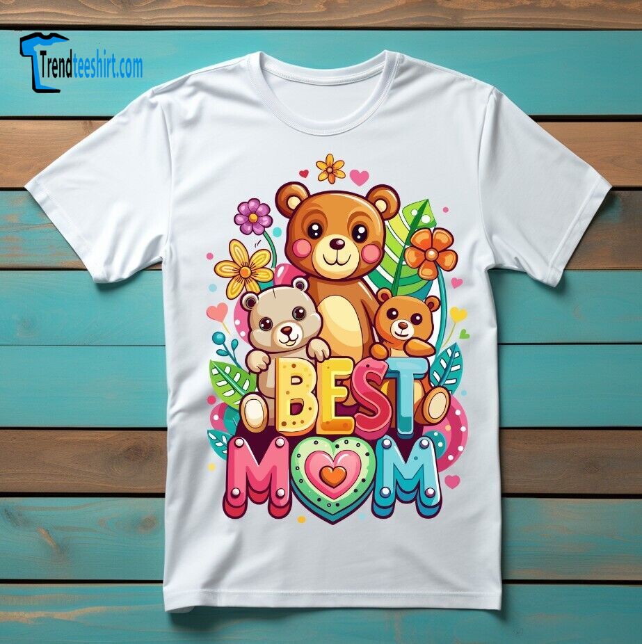 Best Mom Shirt Mother's Day Gift Graphic T-shirts