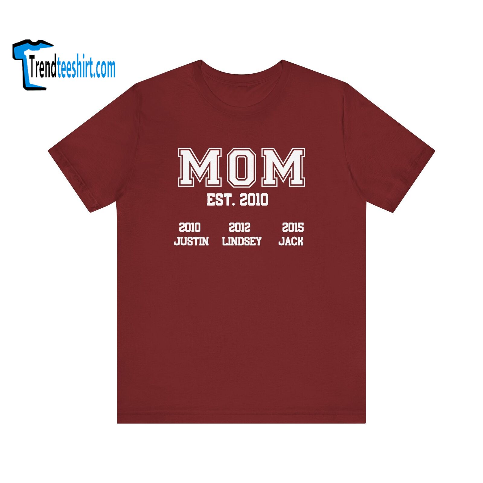 Custom Mother's Day Shirt Mother's Day Gift Personalized Mom Tshirt
