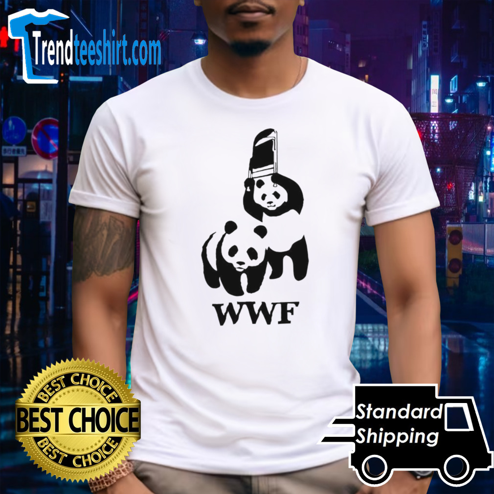 Wwf panda fight shirt