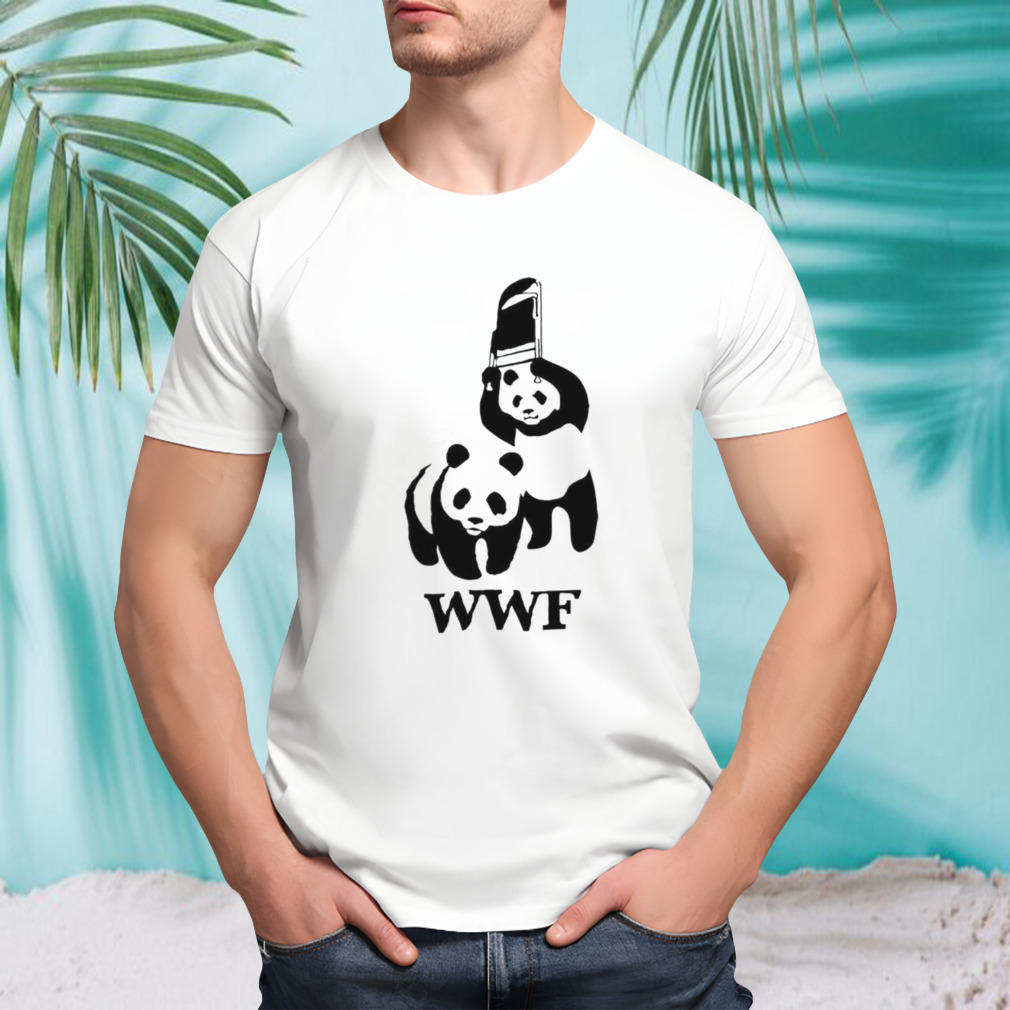 Wwf panda fight shirt