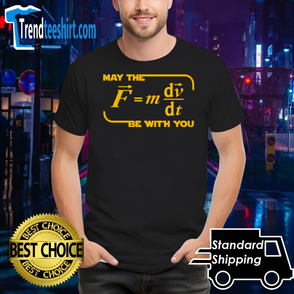 May the force be with you equation shirt