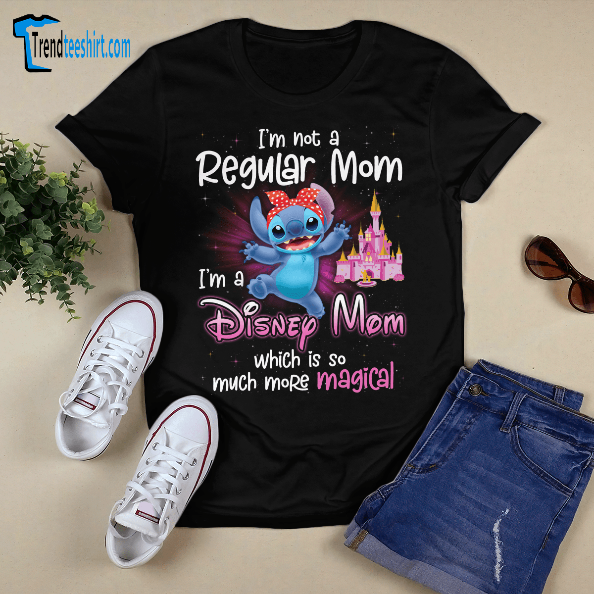 I'm Mom Which Is So Much More Magical Stitch Mother's Day Tshirt Women