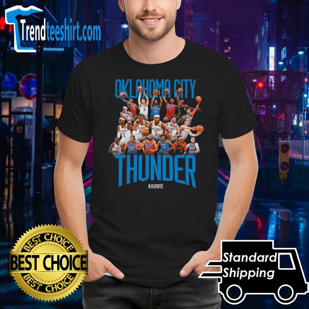 OKC Thunder 2024 Playoff Roster Shirt