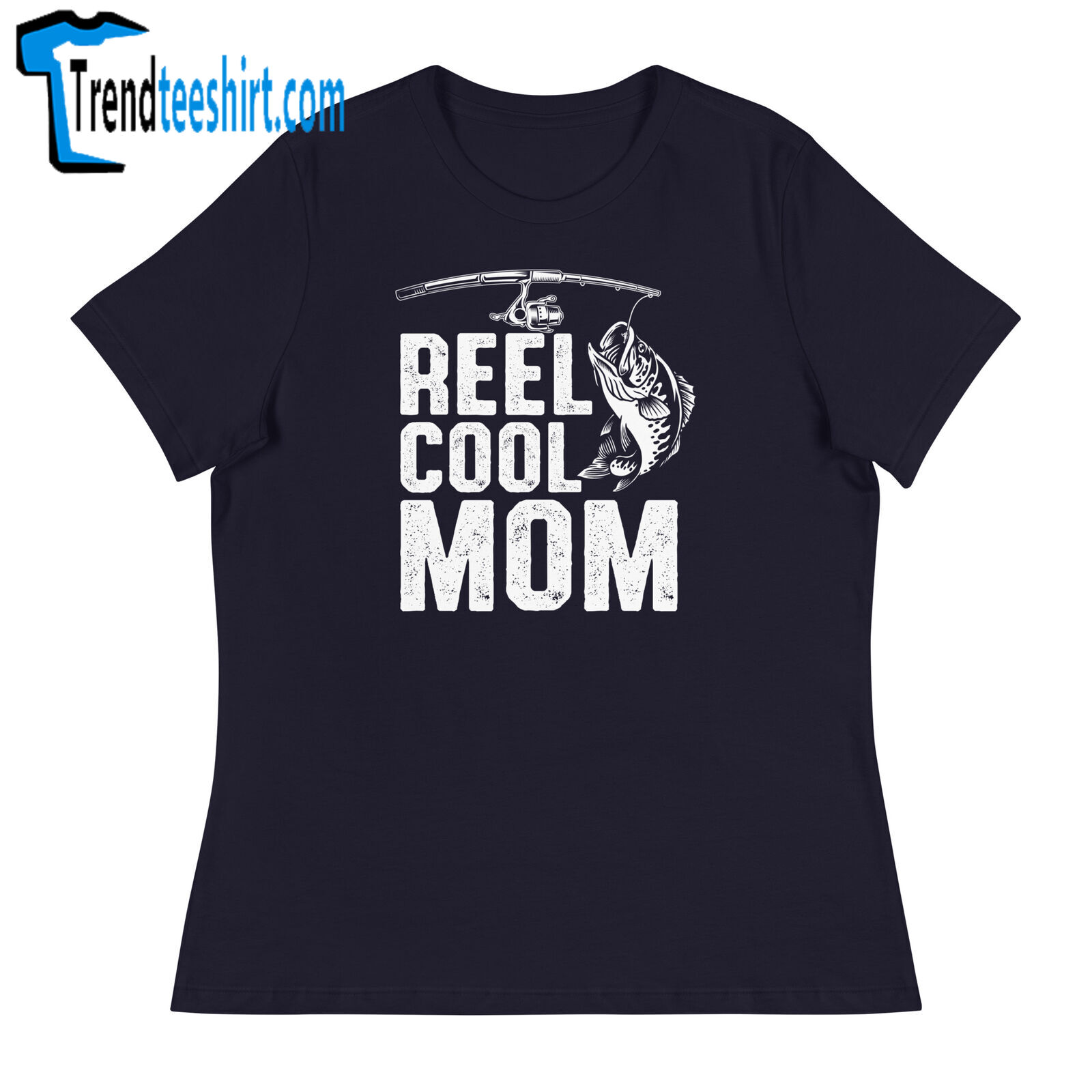 Reel Cool Mom Women's T-shirt - Fishing Mom Birthday Mother's Day Gift Idea