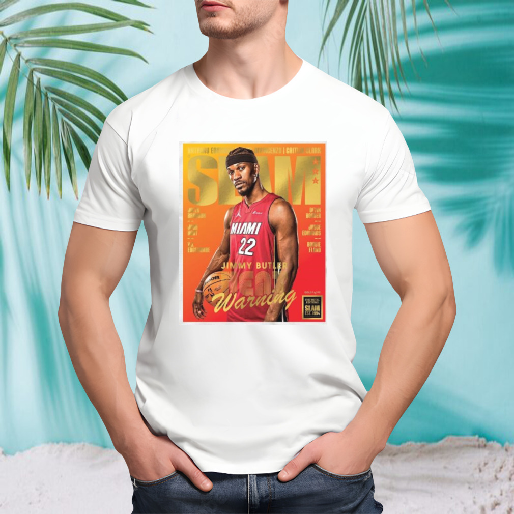 SLAM Jimmy Butler Miami Heat Warning Shirt