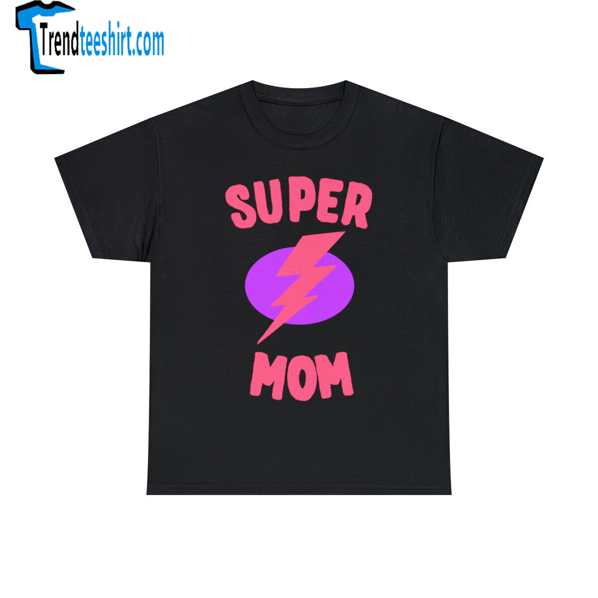 Super Mom Mother's Day Graphic Tee Shirt