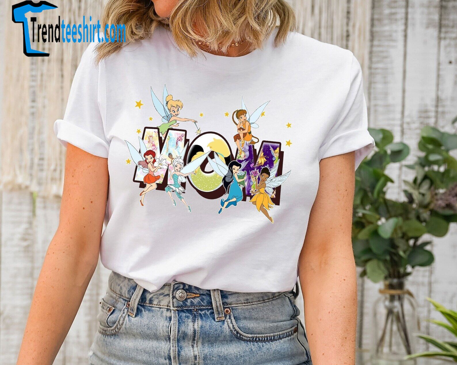 Tinker Bell And Friends Magical Mom Happy Mother's Day Tshirt Women