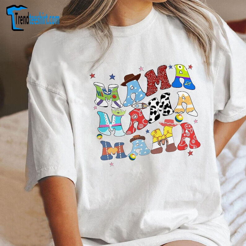 Toy Story Mama Toy Story Movie Fans Gift For Mom Mother's Day Tshirt Women